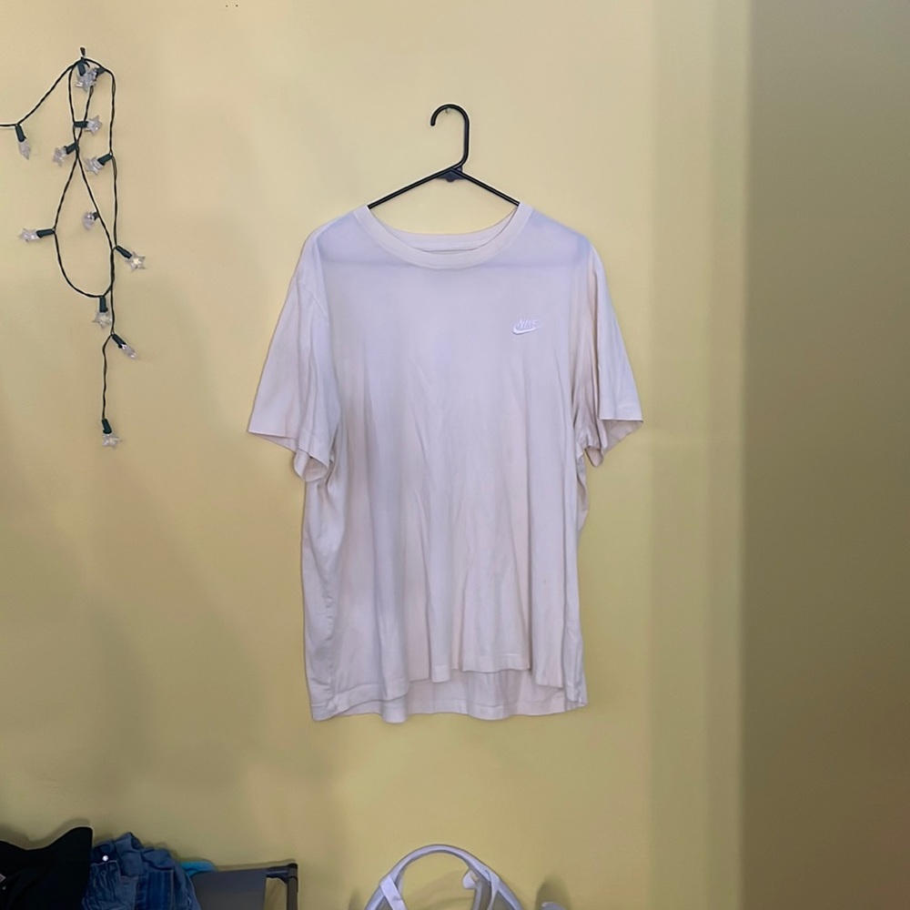 light yellow nike shirt